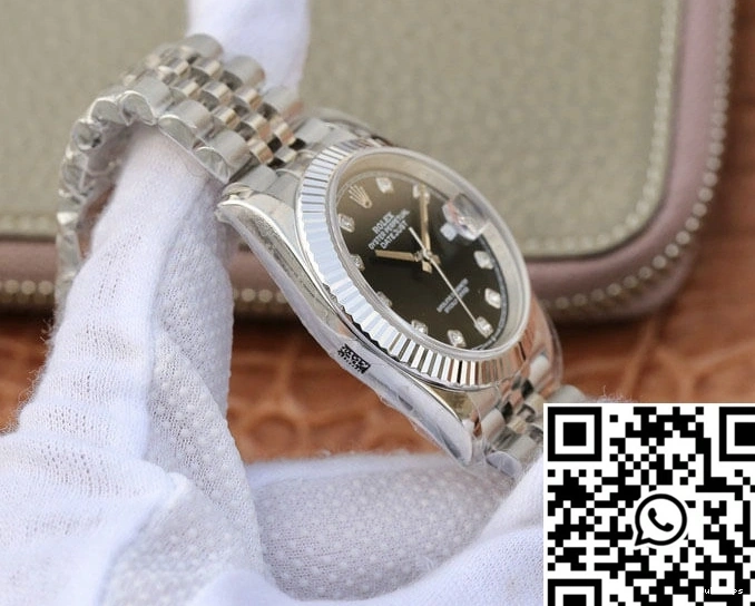 GM Diamond-se Datejust M126234-0027 Factory Rolex Dial Black 0202